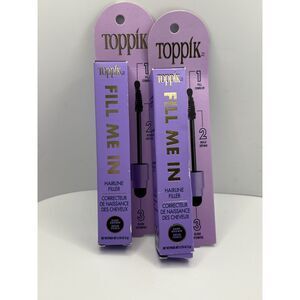(2) - Toppik Fill Me In Hairline Filler Wands - DARK BROWN - 0.176oz - $29MSRP